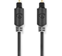Câble audio optique | TosLink mâle | TosLink mâle | 5,00 m | Rond | PVC | Anthracite | Boîte