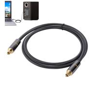 Câble audio optique TV, câble audio à fibre optique - Câble optique numérique de barre de son polyvalente,Accessoires TV, fournitures de cinéma maison pour systèmes stéréo, amplificateurs, ordinateur