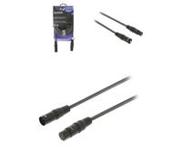 Câble audio optique XLR 5-Pin 5 Broches Mâle XLR 5-Pin 5 Broches Femelle Plaqué nickel 5.0 m