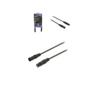 Câble audio optique XLR 5-Pin 5 Broches Mâle XLR 5-Pin 5 Broches Femelle Plaqué nickel 5.0 m