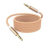 Câble audio pour casque audio 3,5 mm vers 3,5 mm compatible avec Beats Solo2 Solo3 Solo 4 Studio3, Sony WH-1000XM4 WH-1000XM5 WH-1000XM6 WH-1000XM3 WH-XB910N MDR-XB950N1 (Or)