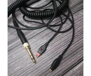 Câble audio pour casque Câble de connexion à ressort Câble de mise à niveau Enrouleur de câble