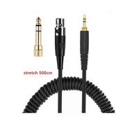 Câble audio pour casque PARK (A 500 cm) Jack 63/35 mm vers mini XLR femelle pour AKG Q701 K702 K240