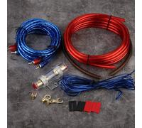 Câble audio pour voiture, Câble d'amplificateur pour voiture, Kit d'installation d'amplificateur pour voiture, Câble d'installation d'amplificateur, Câble d'installation de haut-parleur audio, Kit de