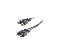 Câble audio professional [2x cinch rca mâle - 2x cinch rca femelle] 3.00 m noir