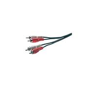 Câble audio professional [2x cinch rca mâle - 2x cinch rca mâle] 2.50 m noir