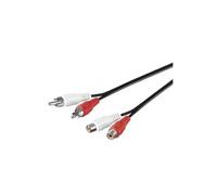 Goobay 50025 câble audio 1,5 m 2 x RCA Noir