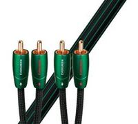 Câble audio RCA Audioquest Evergreen 2 m Noir et vert Noir et vert E