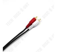 TD® 5 M jack 3,5 mm Câble audio RCA RCA sur la prise Jack RCA à la prise AUX - cable et connectique pour lecteur, smartphone, pc