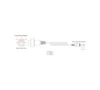 Sena - 3.5 mm Stereo Jack to 5 Pin DIN Cable for 83-later Yamaha, 89 - 97 Harley-Davidson. Kawasaki Suzuki 5Pin audiosystems - Taille - L
