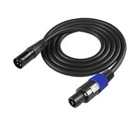 Câble audio Speakon vers XLR-Fiche jack Speakon vers XLR 3 broches mâle-Câble de haut-parleur-Câble avec Twist Lock pour amplificateur,DJ PA-1,8 m