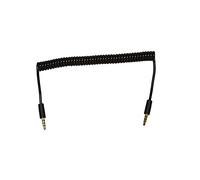Câble audio spiralé 3,5 mm mâle vers mâle 4 pôles 1,5