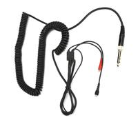 Câble audio spiralé avec adaptateur pour casque Sennheiser HD25/HD560/HD540/HD430/HD250