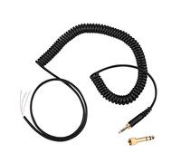 Câble audio spiralé de 3,5 mm avec prise de 6,35 mm pour casque DT 770/770PRO/990/990PRO
