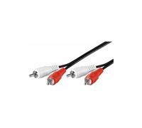 CABLE AUDIO STEREO 2 RCA vers 2 RCA MALE 0,50 m