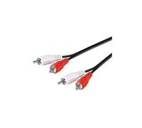CABLE AUDIO STEREO 2 RCA vers 2 RCA MALE 10 m