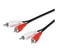 CABLE AUDIO STEREO 2 RCA vers 2 RCA MALE 2,50 m G
