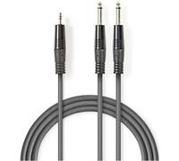 Nedis COTH23200GY15 câble audio 1,5 m 2 x 6,35 mm 3,5mm Gris
