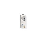 Nedis Câble audio stéréo CABW22000AT10 3,5 mm mâle - 3,5 mm mâle 1,0 m anthracite
