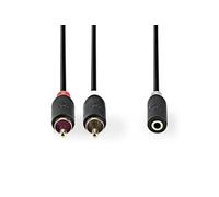 Nedis CABW22255AT10 câble audio 1 m 2 x RCA RCA Anthracite