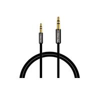 Akashi Câble audio stéréo ALTJACK25BLK 2,5 mm vers 3,5 mm mâle-mâle 1 m Noir