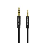 Akashi Câble audio stéréo ALTJACK25BLK 2,5 mm vers 3,5 mm mâle-mâle 1 m Noir