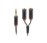 Câble audio stéréo Jack 3,5 mm avec duplicateur pour portables et smartphones- SBS