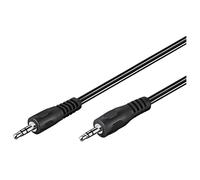 Goobay 50449 câble audio 2,5 m 3,5mm Noir