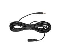 Câble audio stéréo mâle-mâle de 3,5 mm de grande longueur avec fiche TRS et serre-câble moulé pour connecter la sortie audio stéréo à des