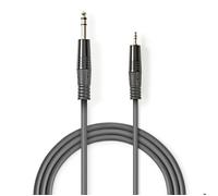 Nedis Câble Audio stéréo 6,35 mm mâle - 3,5 mm mâle