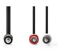 Nedis CAGL22200BK30 câble audio 3 m 3,5mm 2 x RCA Noir