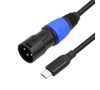 Câble audio stéréo USB-C vers XLR 3 broches pour tables de mixage