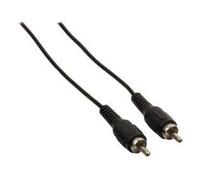 Câble audio Subwoofer RCA M - RCA M VALUELINE VLAP24100B100 - Noir - 10,0 m