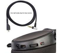 Câble audio Transmission stable Anti-interférence Anti-enroulement 3,5 mm USB 8 broches Câble audio AUX sans pilote pour SteelSeries Arctis 3/5/7/Pro