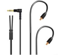Câble audio tressé A2D2, 4 brins torsadés à géométrie 120 cœurs pour UE900 avec trou de 3,5 mm de rechange MMCX (TPE)