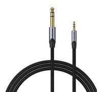 Câble audio TRS 3,5 mm vers 6,35 mm Vention BAUHD 0,5 m Gris