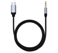 Câble Audio Type-C 3,5mm - Cordon USB C Pour Haut-Parleur AUX De Voiture | Double Embout Prise Jack Pour Téléphone Écouteurs | Connecter Smartphone À L'Autoradio Casque Maison