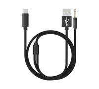 Câble audio USB/auxiliaire pour BMW et Mini iPod/iPhone, certifié Apple MFi, pour le streaming musical et la charge, pour un divertissement sans