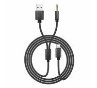 Câble audio USB Botao pour BMW Mini iDrive, streaming musical et chargement, compatible avec iPod et iPhone