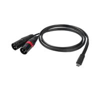 Câble audio USB C vers 2XLR double canal de sortie HiFi pour studio