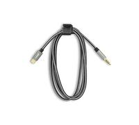 Câble Audio USB-C vers Jack 3.5mm 4 Broches Mâle Nylon Tressé 1.5m LinQ Noir