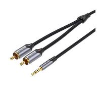 Câble audio - VENTION - BCNBF - 2 RCA vers jack 3,5 mm - 1 m - Gris