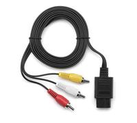 Câble audio/vidéo AV vers RCA compatible avec Nintendo GameCube N64NS64SNES. c6T5E D6Z6