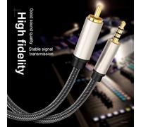 Câble audio-vidéo coaxial numérique SUSUchens stéréo SPDIF 3,5 mm vers RCA compatible avec Xiaomi Mi12TV1M