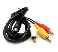 Câble Audio Vidéo - SEGA - Mega Drive 2 - 1,80 m - RCA AV Stéréo - Connectique Filaire