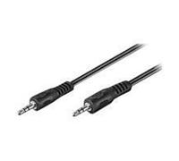 Câble audio - WENTRONIC - 33733 - 2,5 m - Mini jack stéréo 3,5 mm - Noir