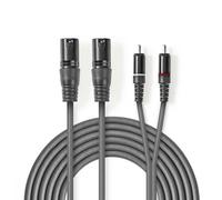 Câble Audio XLR Symétrique Nedis COTH15210GY30 3.00 m G