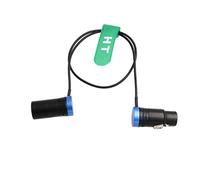 Câble Audio XLR à Profil Bas 3 Broches mâle vers Femelle pour appareils Audio de caméra Micro 888 633 Zaxcom Zoom Audio Recorder Bleu 20"