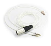 Câble audio XLR équilibré à 4 broches compatible avec casque Hifiman Ananda, Arya, Sundara, HE400SE, HE4XX, Edition XS (version 2 x 3,5 mm) 6N OCC cuivre monocristallin plaqué argent
