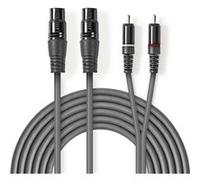 Câble Audio XLR Symétrique Nedis COTH15230GY15 1.50 m G